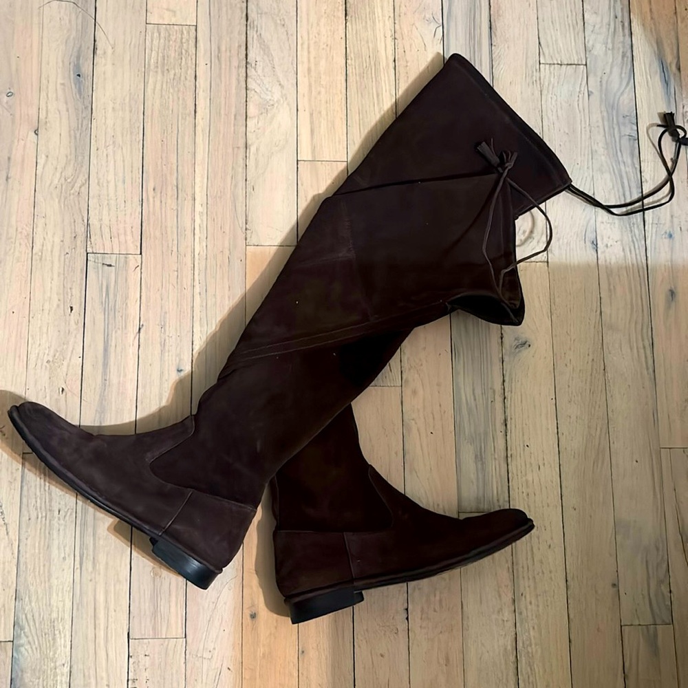 Perfect Thigh High Brown Boot -FRYE